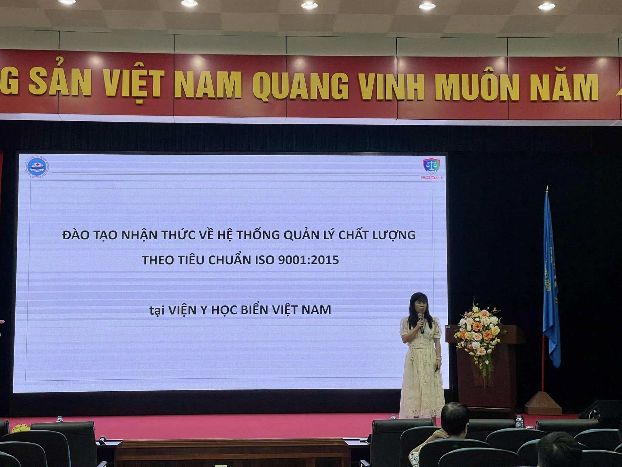 Khóa đào tạo nhận thức ISO 9001:2015 tại Viện Y học Biển – Bước tiến quan trọng trong nâng cao chất lượng dịch vụ y tế